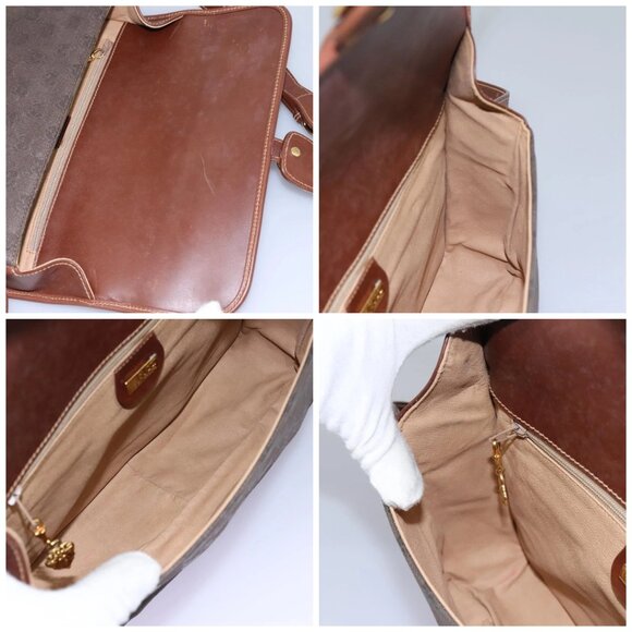 GUCCI GG Canvas Shoulder Bag Brown Gold 001 261 0613 Auth BA1734 - Picture 16 of 16